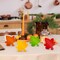 4 PCS Wooden Fall Maple Leaf Table Decor – Farmhouse Autumn Harvest Decorations for Thanksgiving Centerpiece, Tiered Tray, Mantel, Shelf, Office, Kitchen & Home Seasonal Decor Signs
